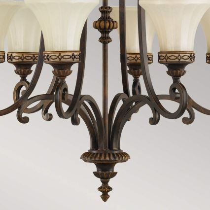 Feiss - Sietynas, kabinamas ant grandinės DRAWING ROOM 6xE27/60W/230V