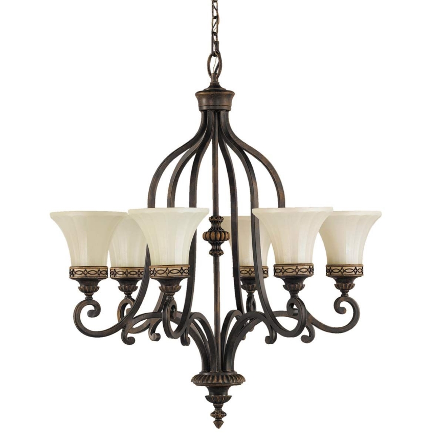 Feiss - Sietynas, kabinamas ant grandinės DRAWING ROOM 6xE27/60W/230V