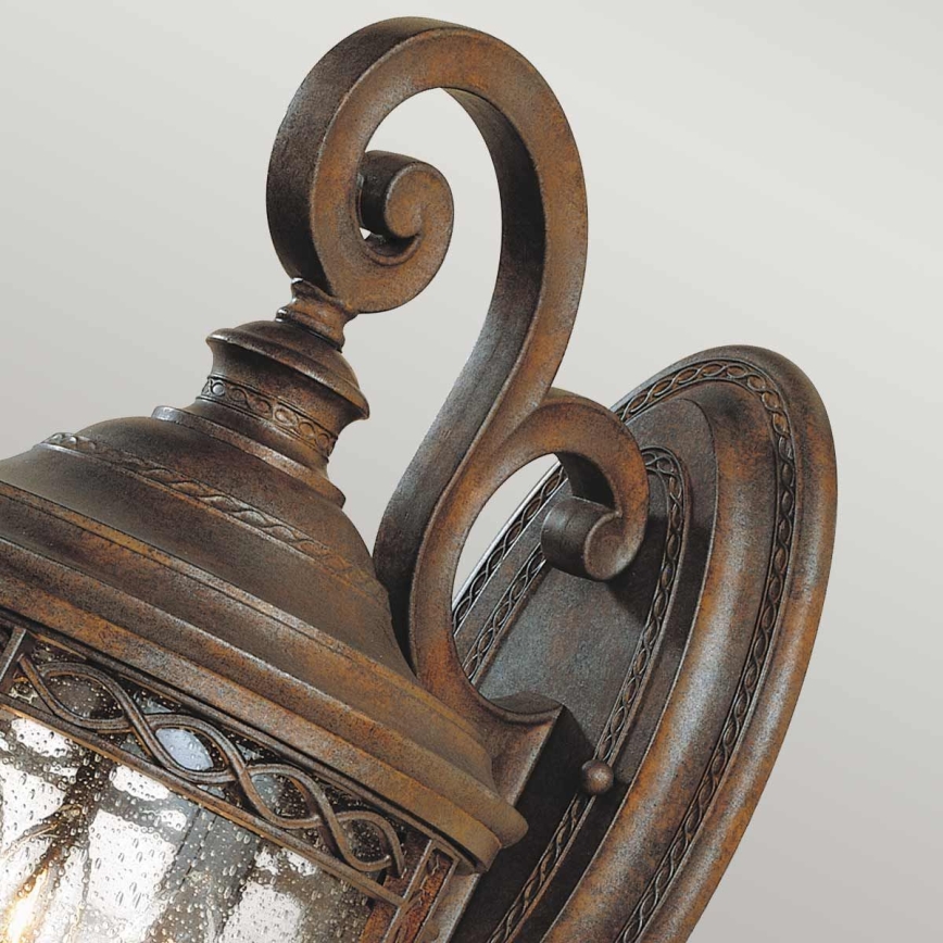 Feiss - Lauko sieninis šviestuvas ENGLISH BRIDLE 3xE14/60W/230V IP44