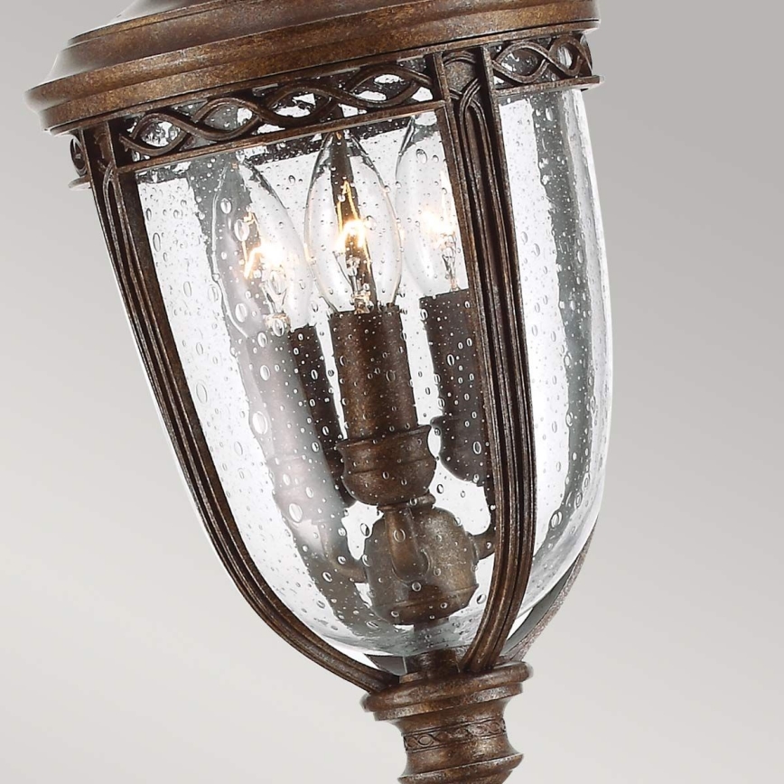 Feiss - Lauko šviestuvas ENGLISH BRIDLE 3xE14/60W/230V IP44