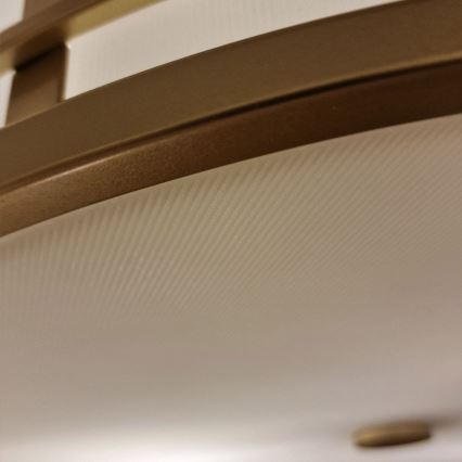 Feiss - Lubinis šviestuvas FUSION 3xE27/40W/230V aukso spalvos