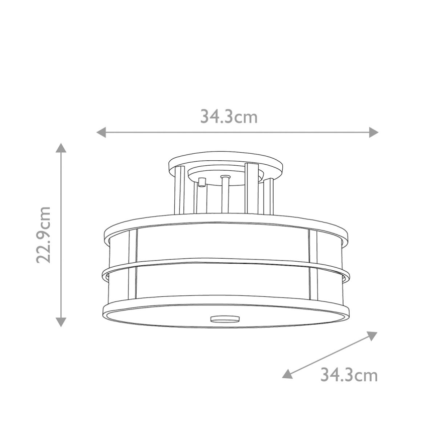 Feiss - Tvirtinamas sietynas FUSION 3xE27/40W/230V