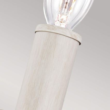 Feiss - Sieninis šviestuvas HARTSVILLE 1xE14/40W/230V smėlinė/ruda