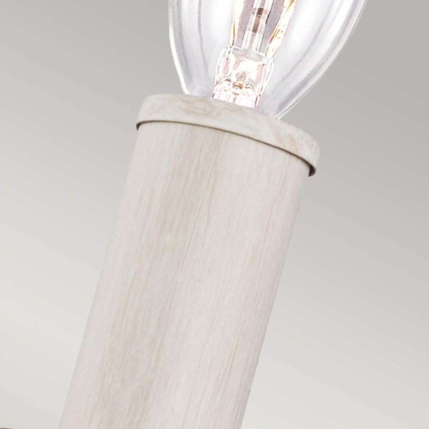 Feiss - Sieninis šviestuvas HARTSVILLE 1xE14/40W/230V smėlinė/ruda