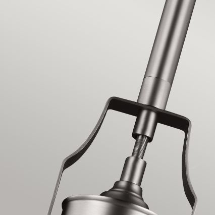 Feiss - Sietynas ant stulpo HOBSON 1xE27/60W/230V sidabras