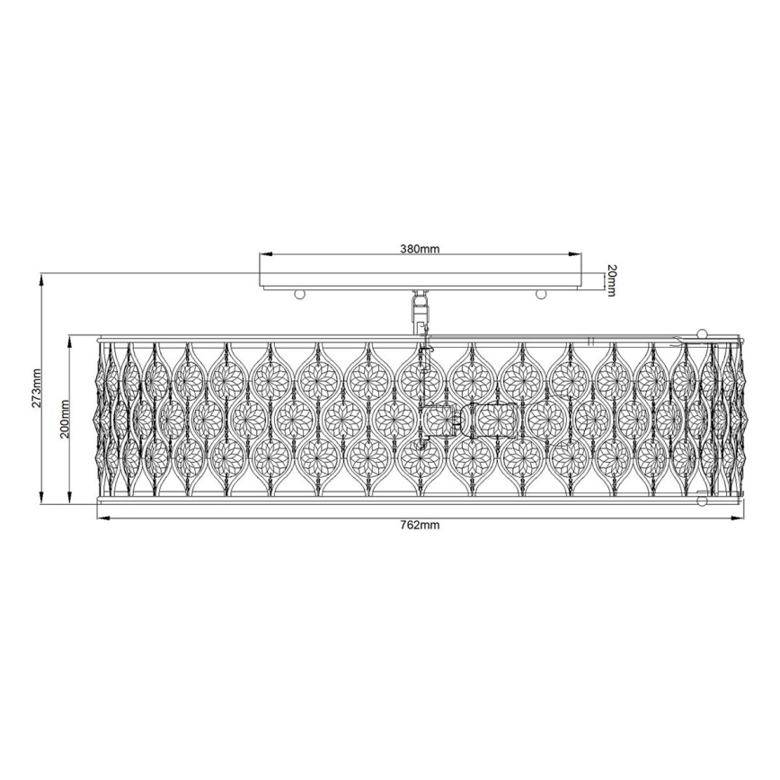 Feiss - Lubinis šviestuvas LUCIA 6xE27/60W/230V
