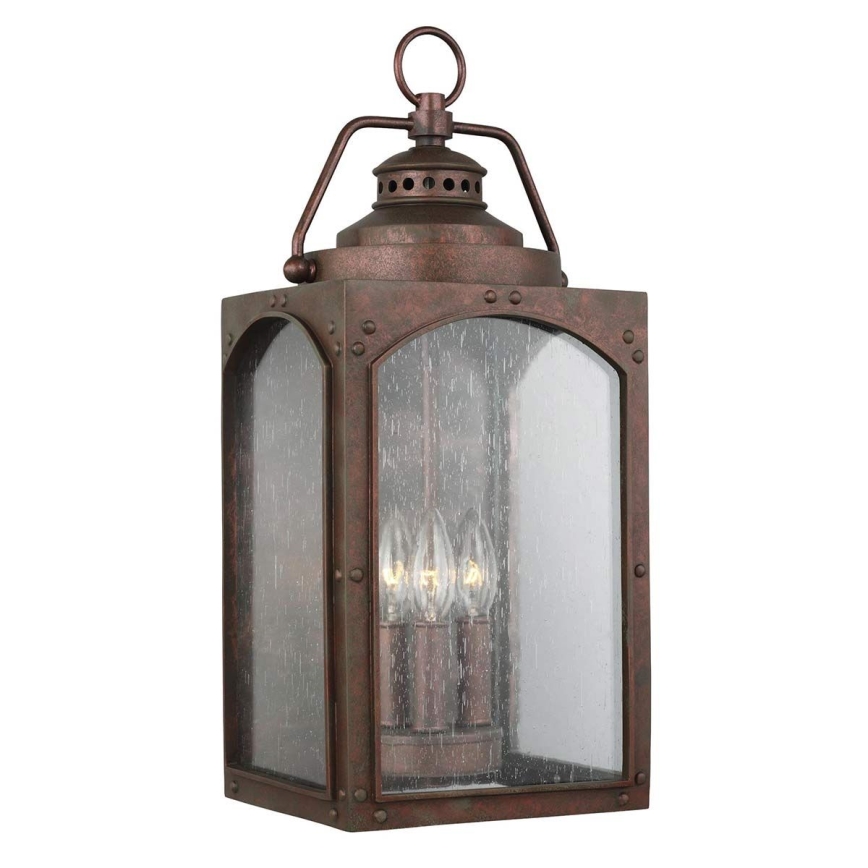Feiss - Lauko sieninis šviestuvas RANDHURST 3xE14/40W/230V IP44