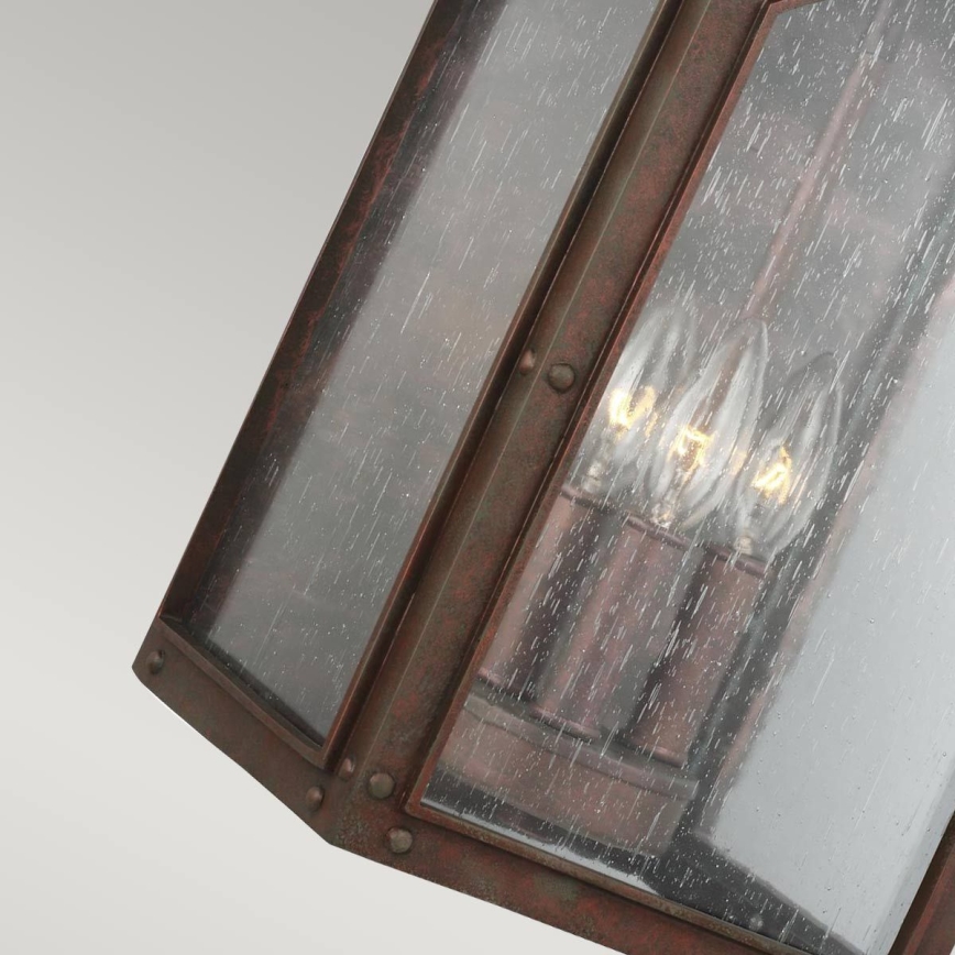 Feiss - Lauko sieninis šviestuvas RANDHURST 3xE14/40W/230V IP44