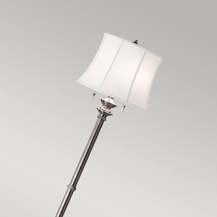 Feiss - Toršeras STATEROOM 2xE27/60W/230V sidabras