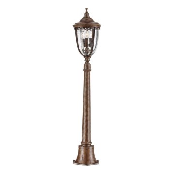Feiss - Lauko šviestuvas ENGLISH BRIDLE 3xE14/60W/230V IP44