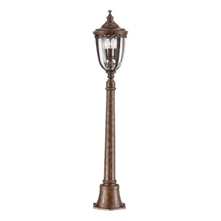 Feiss - Lauko šviestuvas ENGLISH BRIDLE 3xE14/60W/230V IP44