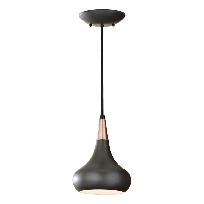 Feiss - Pakabinamas šviestuvas ant laido BESO 1xE27/60W/230V Ø 17,9 cm juodas/varinis