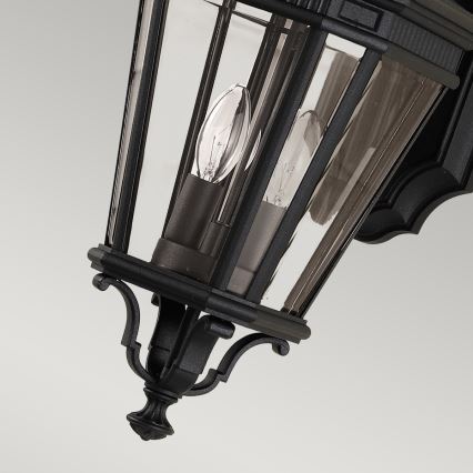 Feiss - Sieninis lauko šviestuvas COTSWOLD LANE 2xE14/60W/230V IP44 juodas