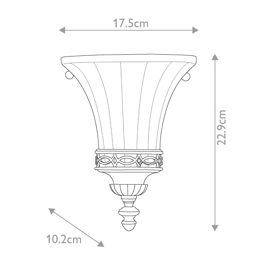 Feiss - Sieninis šviestuvas DRAWING ROOM 1xE14/60W/230V