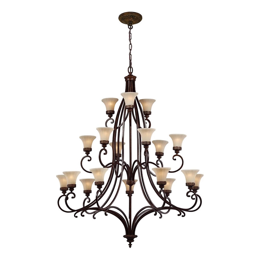 Feiss - Sietynas, kabinamas ant grandinės DRAWING ROOM 18xE27/60W/230V