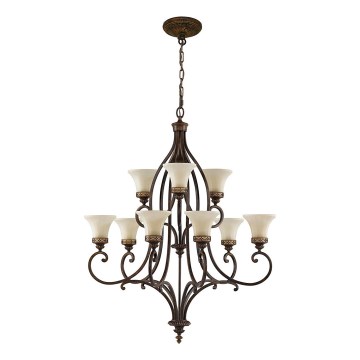 Feiss - Sietynas, kabinamas ant grandinės DRAWING ROOM 9xE27/60W/230V
