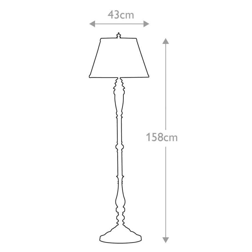 Feiss – Toršeras LINCOLNDALE 1xE27/60W/230V bronzos/smėlio spalvos