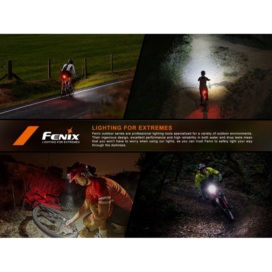 Fenix BC06R - LED Pritemdomas įkraunamas dviračio žibintas LED/USB IP66 90 lm 24,5 h