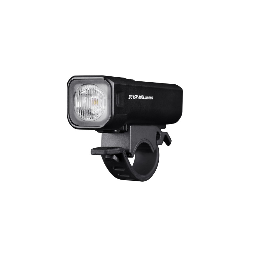 Fenix BC15R - LED Pritemdomas įkraunamas dviračio žibintas LED/USB IP66 400 blizgus 31,5 h 2600 mAh