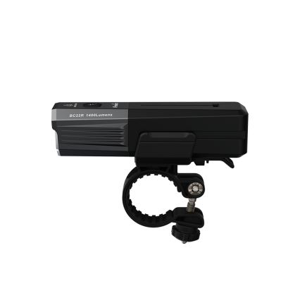 Fenix BC22R - reguliuojamas įkraunamas dviračio žibintas LED/USB 3400 mAh IP66 1400 lm 41 val. juoda