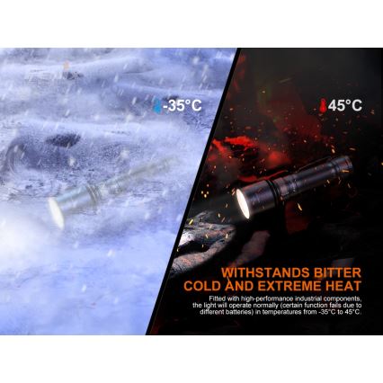 Fenix C7 - reguliuojamo ryškumo įkraunamas LED žibintuvėlis LED/1x21700 IP68 3000 lm 68 val.