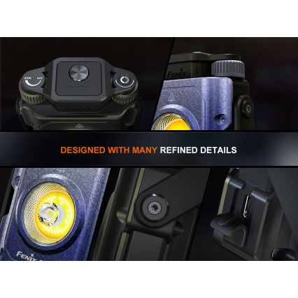 Fenix CL27RGRE - LED Pritemdomas įkraunamas šviestuvas LED/USB IP66 1600 blizgus 285 h 5000 mAh