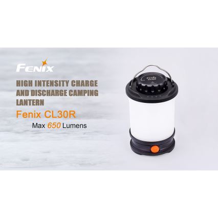 Fenix CL30R - LED Nešiojama įkraunama lempa LED/USB/6xCR123A IPX7 650 lm 300 h 2600 mAh