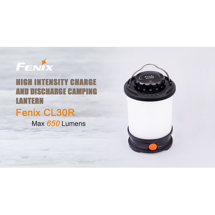Fenix CL30R - LED Nešiojama įkraunama lempa LED/USB/6xCR123A IPX7 650 lm 300 h 2600 mAh