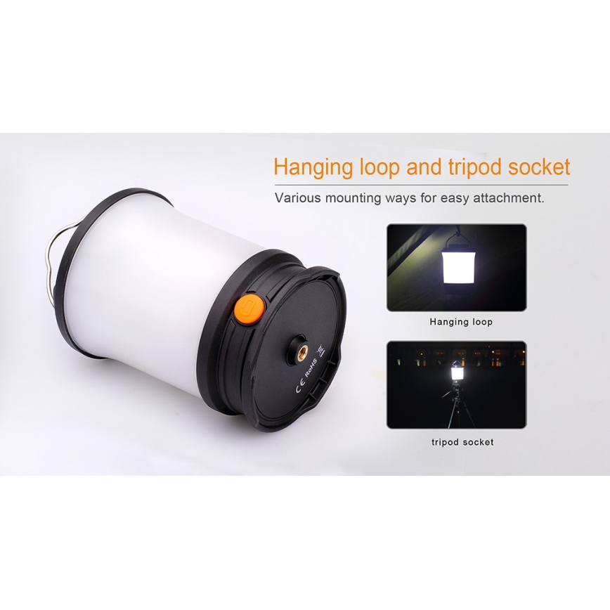 Fenix CL30R - LED Nešiojama įkraunama lempa LED/USB/6xCR123A IPX7 650 lm 300 h 2600 mAh