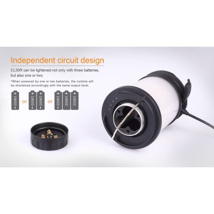 Fenix CL30R - LED Nešiojama įkraunama lempa LED/USB/6xCR123A IPX7 650 lm 300 h 2600 mAh