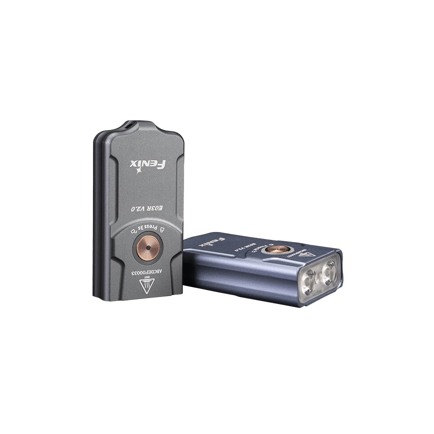 Fenix E03RV20BLU - LED pakraunamas žibintuvėlis LED/USB IP66 500 lm 30 h 400 mAh