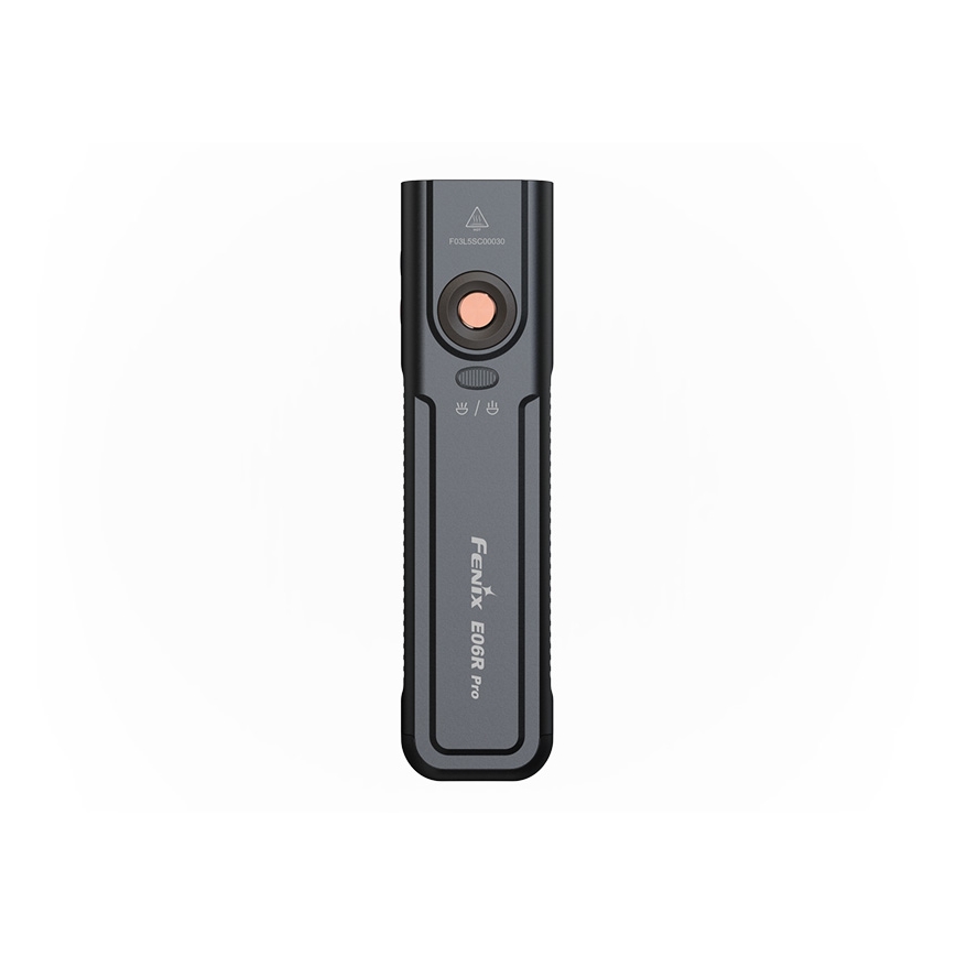Fenix E06RPROEUBLC- reguliuojamo ryškumo įkraunamas LED žibintuvėlis LED/USB 1650 mAh IP66 1600 lm 111 h juodas