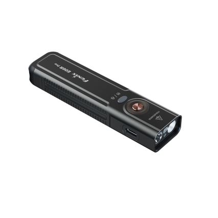 Fenix E06RPROEUBLC- reguliuojamo ryškumo įkraunamas LED žibintuvėlis LED/USB 1650 mAh IP66 1600 lm 111 h juodas
