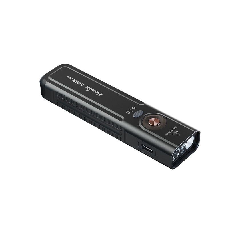 Fenix E06RPROEUBLC- reguliuojamo ryškumo įkraunamas LED žibintuvėlis LED/USB 1650 mAh IP66 1600 lm 111 h juodas