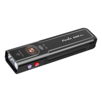 Fenix E06RPROEUBLC- reguliuojamo ryškumo įkraunamas LED žibintuvėlis LED/USB 1650 mAh IP66 1600 lm 111 h juodas
