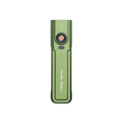 Fenix E06RPROEUOLI - reguliuojamo ryškumo įkraunamas LED žibintuvėlis LED/USB 1650 mAh IP66 1600 lm 111 val. žalias