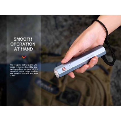 Fenix ECPBLCK - LED Įkraunamas žibintuvėlis su maitinimo banku USB IP68 1600 blizgus 504 h 5000 mAh juoda