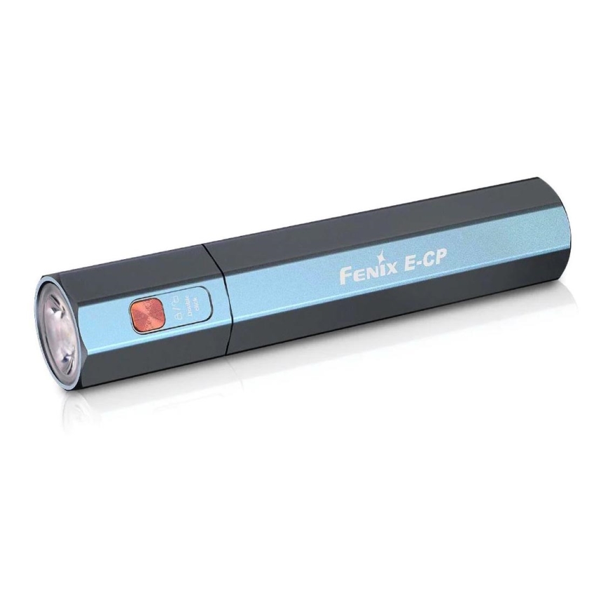 Fenix ECPBLUE - LED pakraunamas žibintuvėlis su maitinimo banku USB IP68 1600 blizgus 504 h 5000 mAh mėlyna