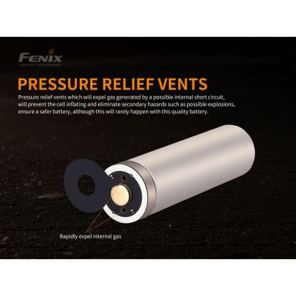 Fenix FE21700USB - 1 vnt. USB įkraunama baterija, 3,6 V, 5000 mAh