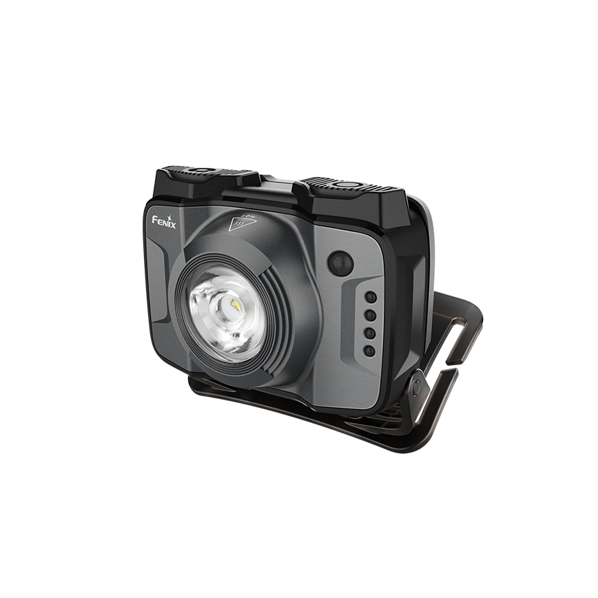 Fenix HL12RV20BLC - LED reguliuojamo ryškumo įkraunama galvos lempa LED/USB 950 mAh IP66 500 lm 112 h juoda