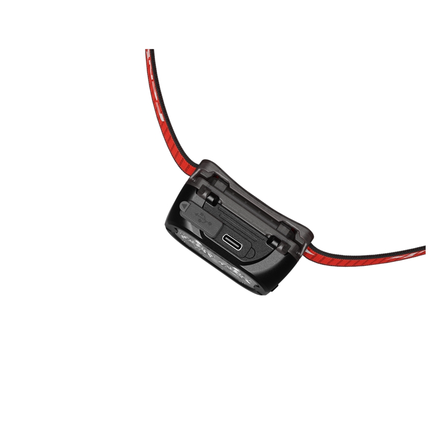 Fenix HL18RTV20BLC - LED Pritemdomas įkraunamas galvos žibintas LED/USB/3xAAA IP66 800 lm 160 h 1900 mAh juoda/oranžinė