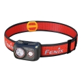 Fenix HL32RTBLCK - LED pakraunamas žibintuvėlis ant galvos LED/USB/3xAAA IP66 800 blizgus 300 h 1900 mAh juoda/oranžinė