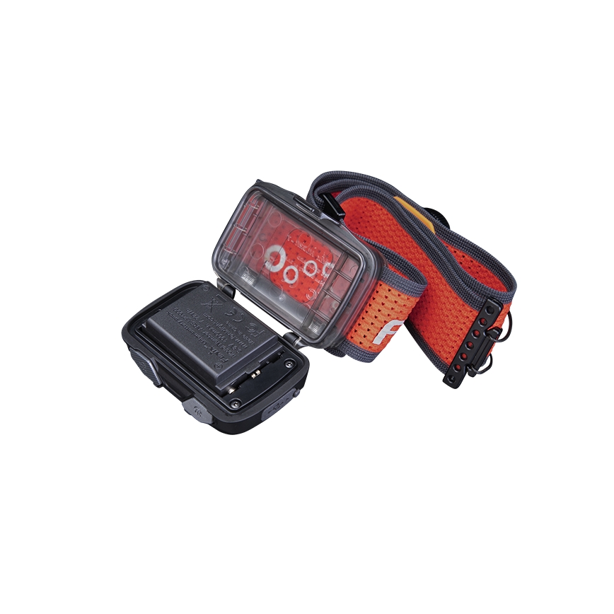 Fenix HL32RTBLCK - LED pakraunamas žibintuvėlis ant galvos LED/USB/3xAAA IP66 800 blizgus 300 h 1900 mAh juoda/oranžinė