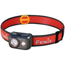Fenix HL32RTBLCK - LED pakraunamas žibintuvėlis ant galvos LED/USB IP66 800 lm 300 h juoda/oranžinė