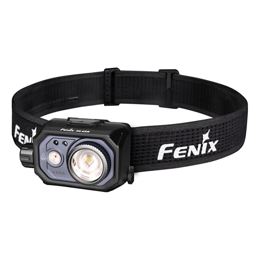 Fenix HL45R - LED Pritemdomas įkraunamas fokusavimo galvos žibintas LED/USB IP66 1000 blizgus 240 h juoda