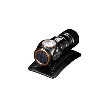 Fenix HM51RV30 - LED reguliuojamo ryškumo įkraunamas galvos žibintas LED/USB/1xCR123A 950 mAh IP68 860 lm 125 h oranžinė