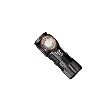 Fenix HM51RV30 - LED reguliuojamo ryškumo įkraunamas galvos žibintas LED/USB/1xCR123A 950 mAh IP68 860 lm 125 h oranžinė