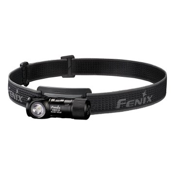 Fenix HM51RV3ABL - LED įkraunamas galvos žibintas su reguliuojamu ryškumu LED/USB/1xCR123A 950 mAh IP68 860 lm 125 h juodas