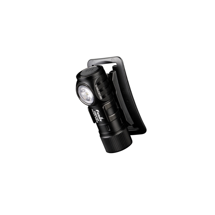 Fenix HM51RV3ABL - LED įkraunamas galvos žibintas su reguliuojamu ryškumu LED/USB/1xCR123A 950 mAh IP68 860 lm 125 h juodas