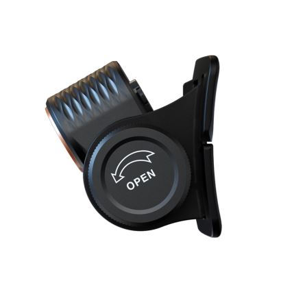 Fenix HM55RABL - LED įkraunamas galvos žibintas su reguliuojamu ryškumu LED/USB/1xCR123A 1600 mAh IP68 1200 lm 141,2 h juodas